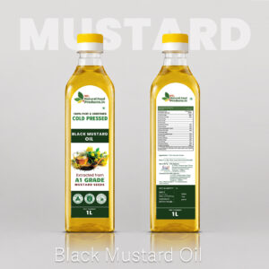 Cold Pressed Black Mustard Oil (1L) || 100% Pure & Unrefined || NRL Natural Food Products.in