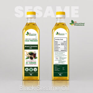 Cold Pressed Black Sesame Oil 1L | 100% Pure & Unrefined || NRL Natural Food Products.in