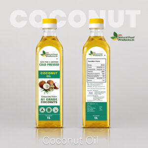 Cold Pressed Coconut Oil 1L | 100% Pure & Unrefined || NRL Natural Food Products.in