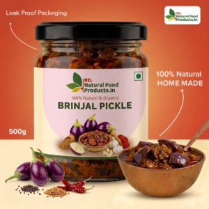 BRINJAL PICKLE || 500g || Natural_Food_Products.in