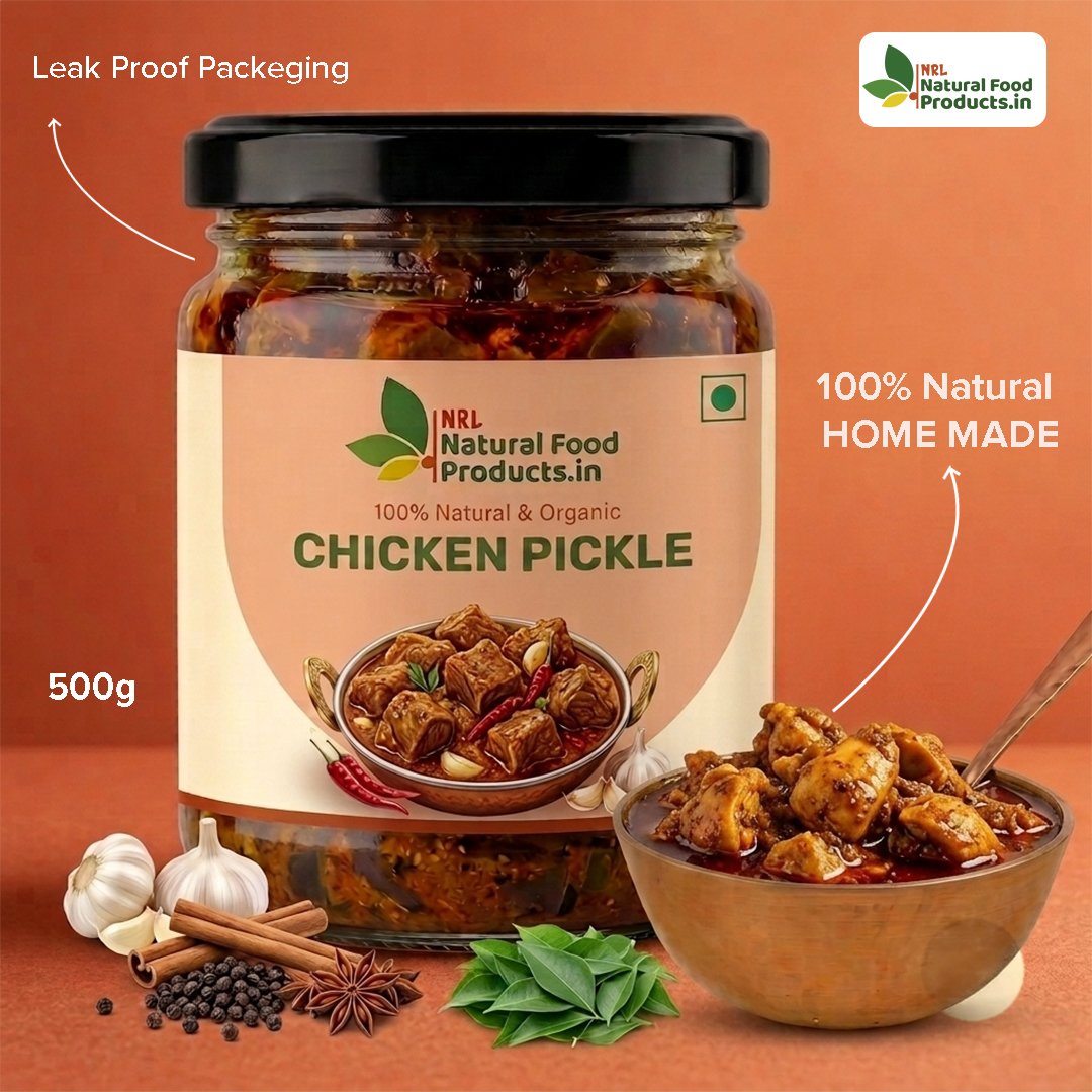 CHICKEN PICKLE | 500g | NRL_Natural_Food_Products.in