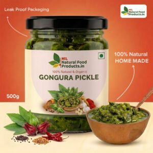 GONGURA PICKLE || 500g || NRL_Natural_Food_Products.in