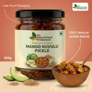MANGO NUVVULUPICKLE ( AAVAKAYA WITH NUVVULU) || 500g || NRL_Natural_Food_Products.in