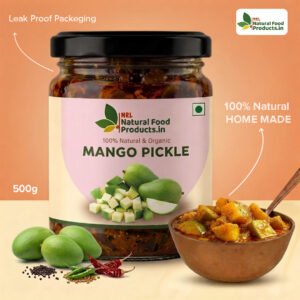 MANGO  PICKLE ( AAVAKAYA ) || 500g || NRL_Natural_Food_Products.in